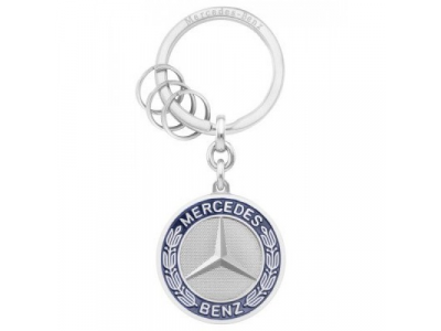 Брелок Mercedes-Benz Key Ring, Stuttgart, Silver, артикул B66041524