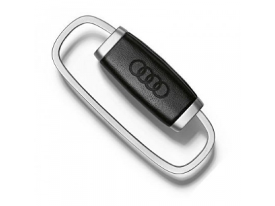 Брелок Audi Key ring steel - leather rings