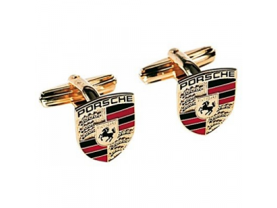 Запонки с гербом Porsche Crest Cuff links от VAG Запонки с гербом Porsche Crest Cuff links