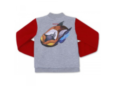Детская куртка-бомбер Toyota Boys Bomber, Grey - Red, артикул TMDR22B128