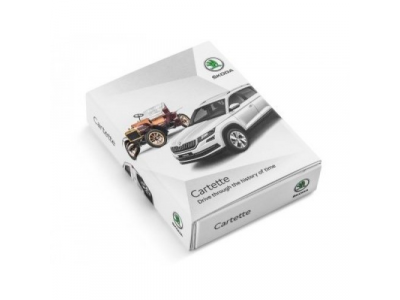 Набор карточек с автомобилями Skoda Models Card Set, Quartette