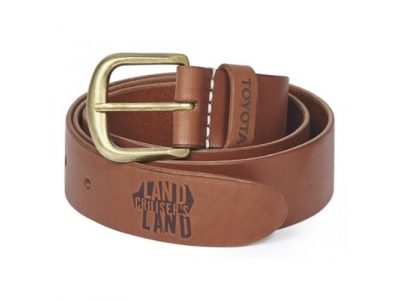 Кожаный ремень Toyota Leather Belt, Light Brown, артикул TMLCL01110
