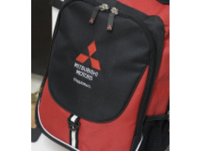 Рюкзак Mitsubishi Backpack, Black-Red, артикул RU000018