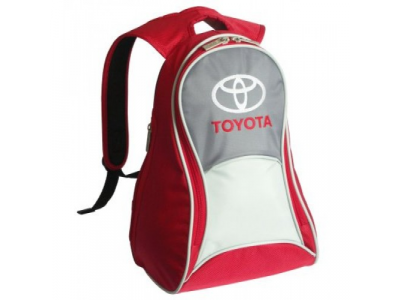 Рюкзак Toyota Slim Backpack, Red-Grey, артикул 01100225 от Toyota Рюкзак Toyota Slim Backpack, Red-Grey, артикул 01100225