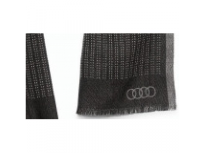 Шерстяной шарф Audi Wool scarf by PZero, black/grey от VAG Шерстяной шарф Audi Wool scarf by PZero, black/grey
