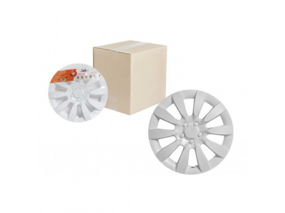 Колпаки колесные 13 дюймов Торнадо, белый, карбон AIRLINE