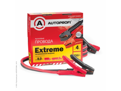 Провода пусковые(прикуриватель) 750 А AUTOPROFI 4 м.экстрим.нагрузки от Autoprofi Провода пусковые(прикуриватель) 750 А AUTOPROFI 4 м.экстрим.нагрузки