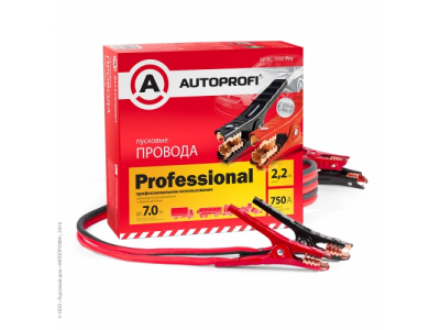 Провода пусковые(прикуриватель) 750 А AUTOPROFI 2,2 м.профессиональные от Autoprofi Провода пусковые(прикуриватель) 750 А AUTOPROFI 2,2 м.профессиональные