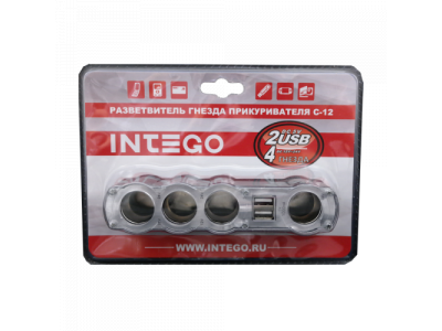 Разветвитель гнезда прикуривателя С-12 от INTEGO Разветвитель гнезда прикуривателя С-12