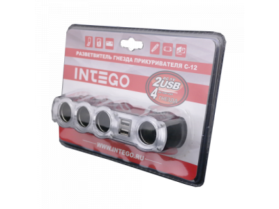 Разветвитель гнезда прикуривателя С-12 от INTEGO Разветвитель гнезда прикуривателя С-12