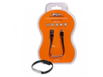 Зарядный универсальный кабель-браслет microUSB от Airline Зарядный универсальный кабель-браслет microUSB