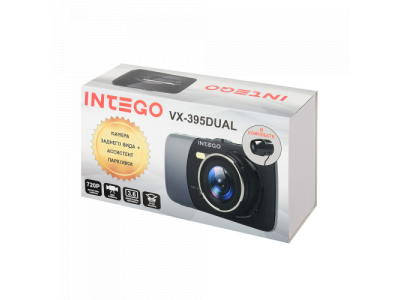 Видеорегистратор VX-395 DUAL FULL HD Выносная камера от INTEGO Видеорегистратор VX-395 DUAL FULL HD Выносная камера