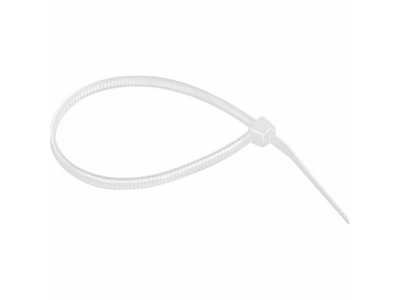 Хомуты, 180 х 3,6 мм, пластиковые, белые, 100 шт.// СИБРТЕХ